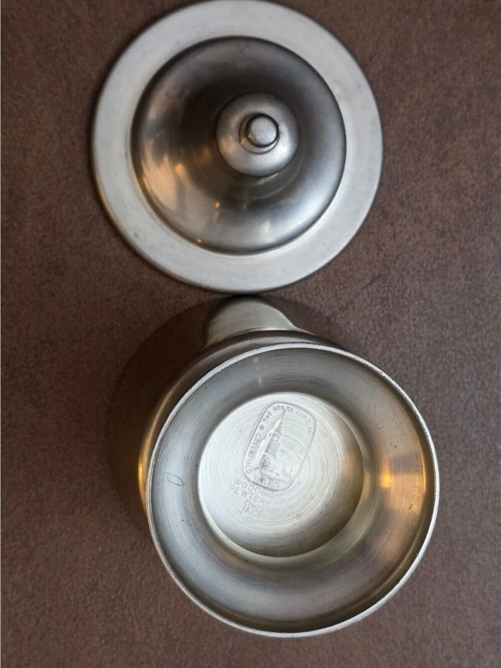 Woody Pewter Henry Ford Museum Greenfield Village Lidded Jar